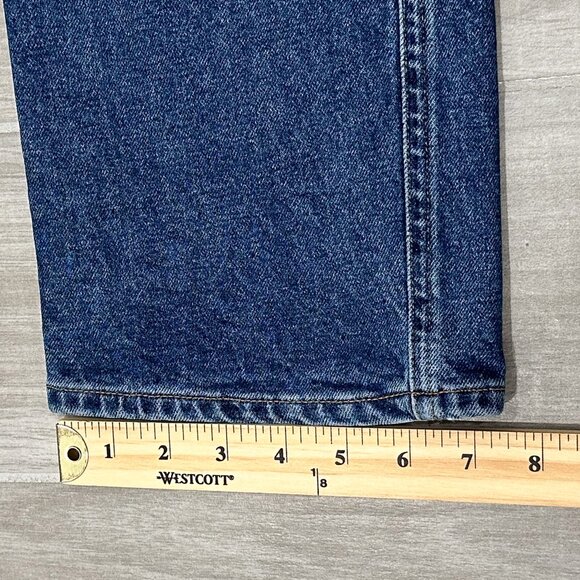 Goldsign Vintage High Rise Cropped Straight Leg Jeans in Hayward Wash Size 24 - Picture 14 of 16